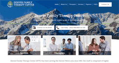 Desktop Screenshot of denverfamilytherapycenter.com
